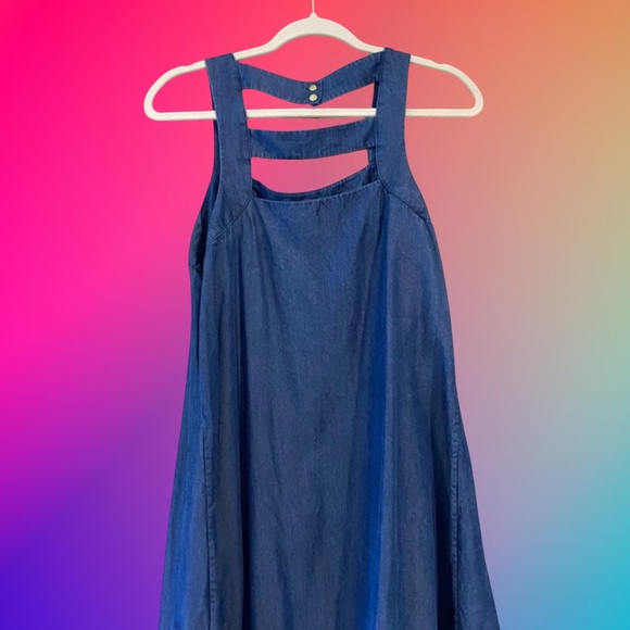 KAARI BLUE Women’s Denim Dress Size Medium - Picture 2 of 8